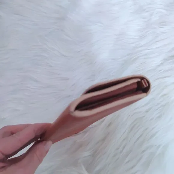 Chloe snake embossed leather flap long wallet w/dusty EUC - Picture 10 of 11